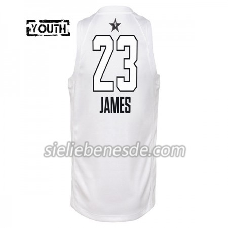 Kinder NBA Cleveland Cavaliers Trikot LeBron James  23 2018 All-Star Jordan Brand Weiß Swingman